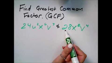 Greatest common factor of two multivariate monomials