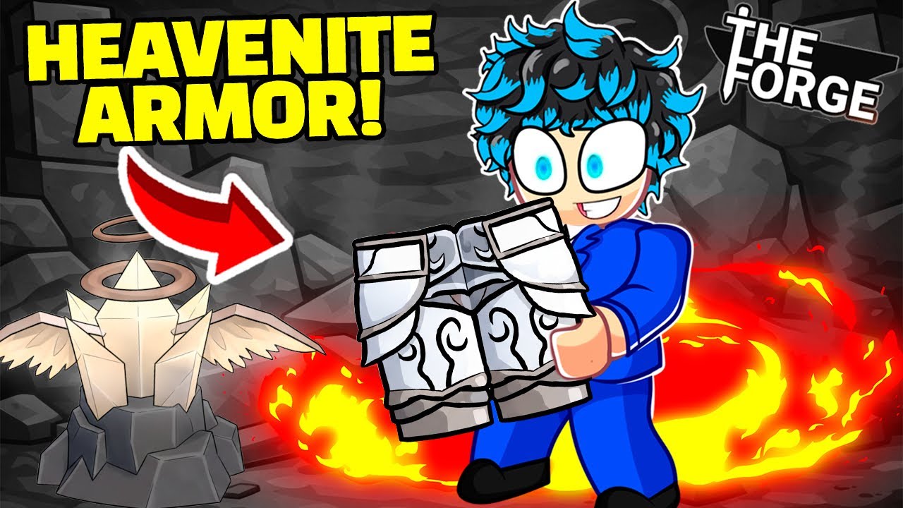 I Crafted My FIRST EVER Heavenite Armor In The Forge - YouTube