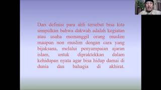Pengertian Dakwah