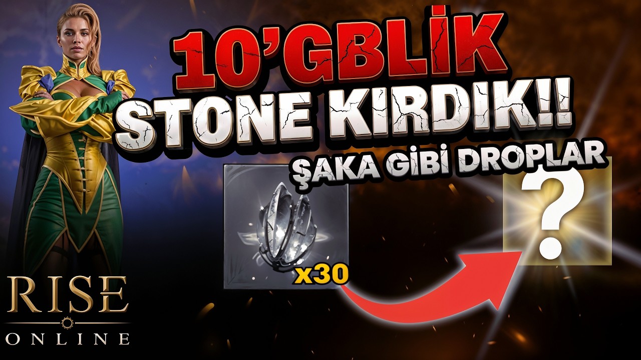 10 GB'LİK SOULSTONE ŞAKA GİBİ DROPLAR 🔥 SIFIRDAN MAGE BÖLÜM #11 | RISE ONLINE