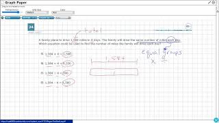 4th Grade STAAR Practice Modeling Division (4.4E - #2)