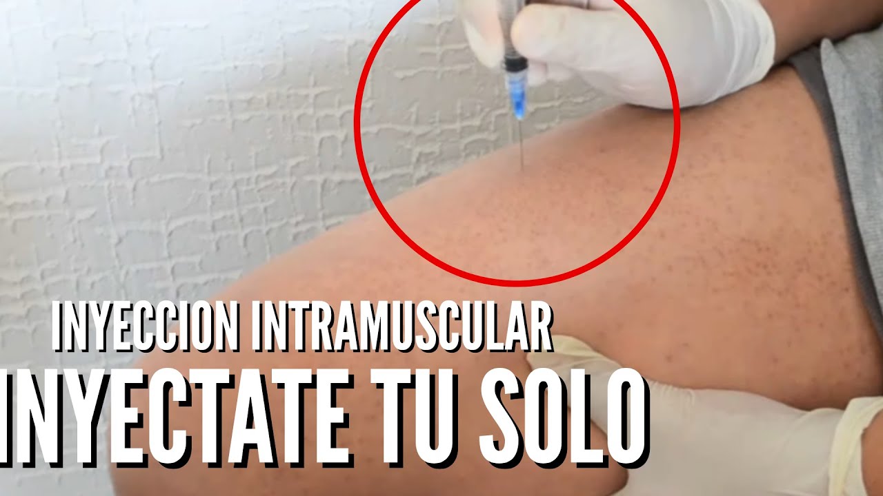 COMO PONER UNA INYECCIÓN💉 INTRAMUSCULAR [Sin dolor]😱💯 - YouTube