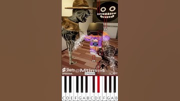 Aphmau vs Zookeeper in Smile Cat Sleeping ROOM at 3AM (@Mtime4) - Octave Piano Tutorial