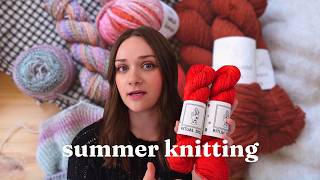 SUMMER CRAFTING PLANS 🌞 Lace knits, crochet cardi, TdF plans!