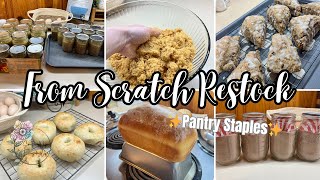 Days in the Kitchen || From Scratch Pantry Restock Must Haves!