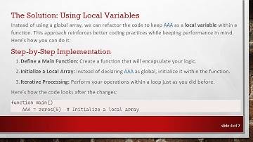 How to Prevent Using Global Arrays in Iteration in Julia
