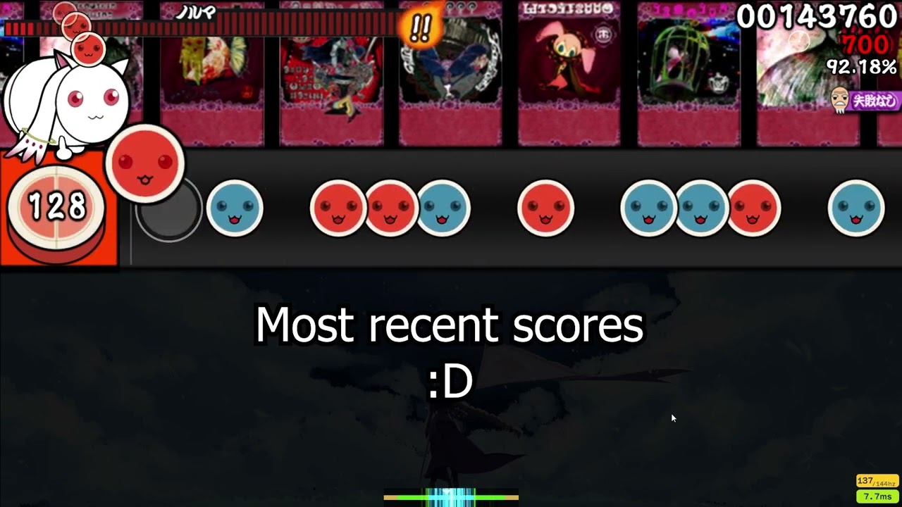 1 YEAR OF OSU!TAIKO COMPILATION | MAXTULINI