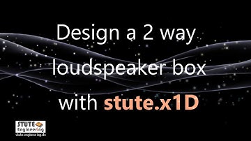 Erstellen einer 2-Wege-Lautsprecherbox / Create a 2 way loudspeaker box