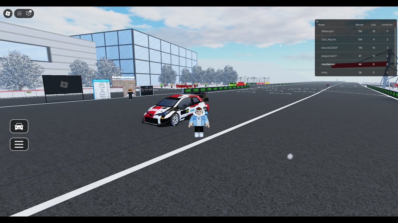 Roblox Pnp Rally playing roblox rally racing - YouTube
