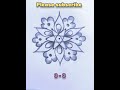 cute small rangoli designs/small rangoli/rangoli designs/@DreamyDoodles_Hub