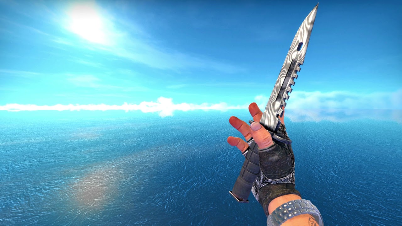 Damascus Steel & Broken Fang Gloves Unhinged Skin