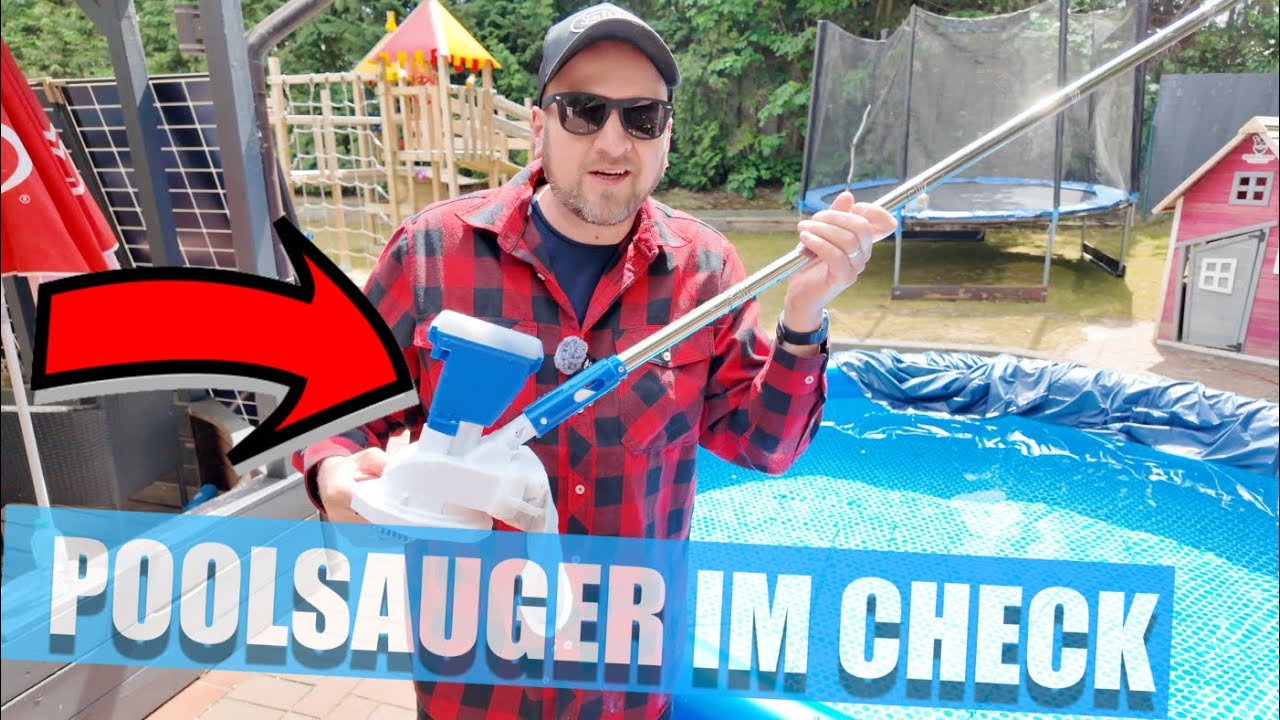 Akku Poolsauger Poolwonder V2 Poolreiniger im Test Alternative zur Pumpe