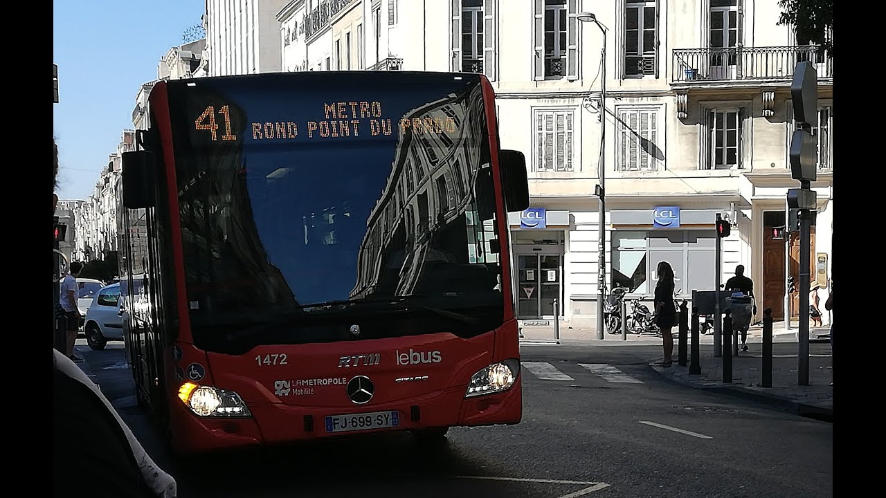 [RTM] Mercedes citaro C2 sur la ligne 41 destination Métro Rond point du Prado