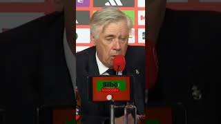 Dos caras del partido ¿Qué pasó en la primera parte #ancelotti #realmadrid #shorts