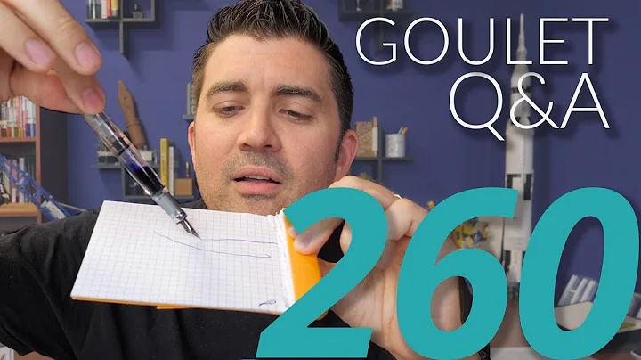 Goulet Q&A 260: Proper Writing Position and What B...