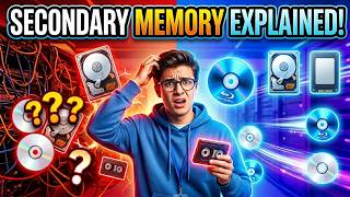 Types of Secondary Memory: Tape, Disk, Optical (Hindi) | Acme Collins School