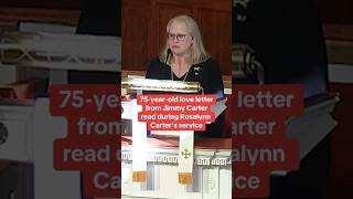 75-year-old love letter from Jimmy to Rosalynn Carter read by daughter #shorts
