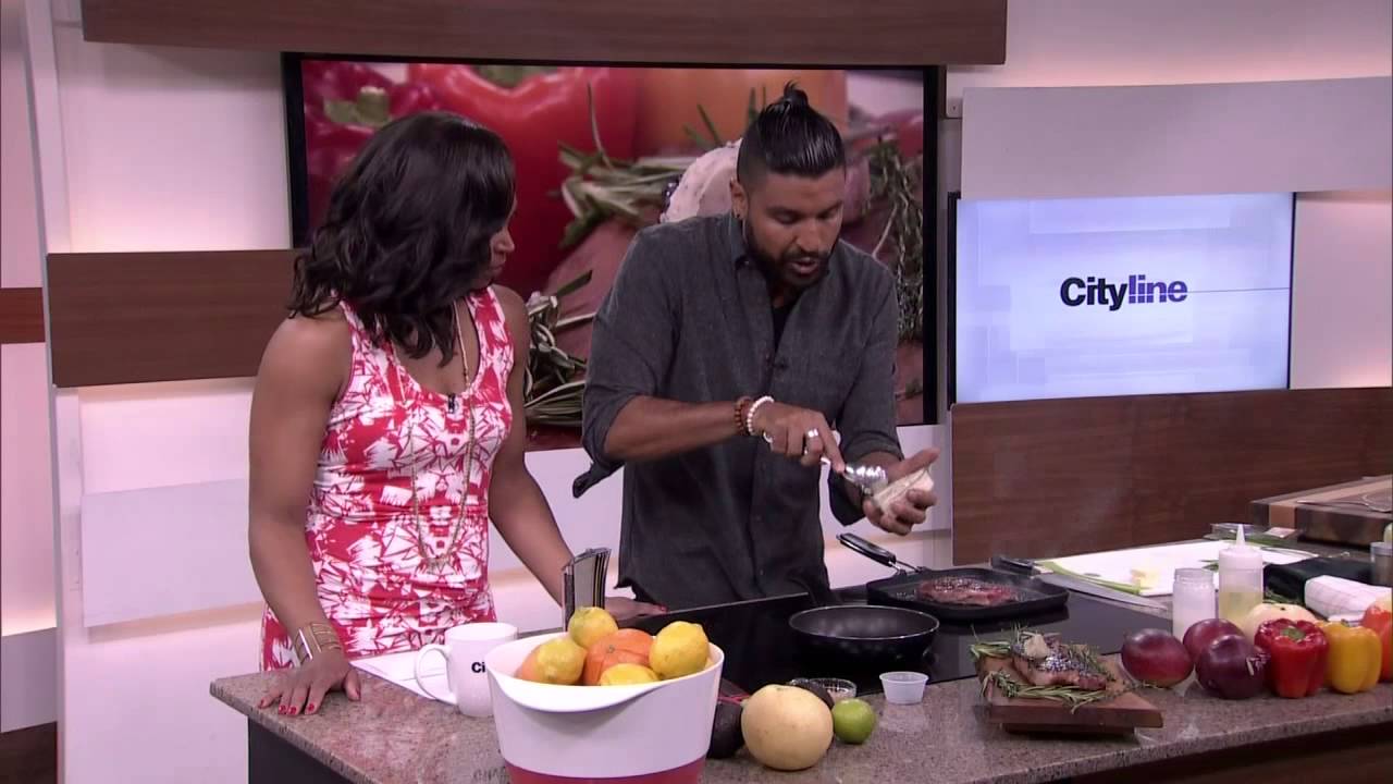 Grilled striploin steak with Boursin cheese sauce YouTube