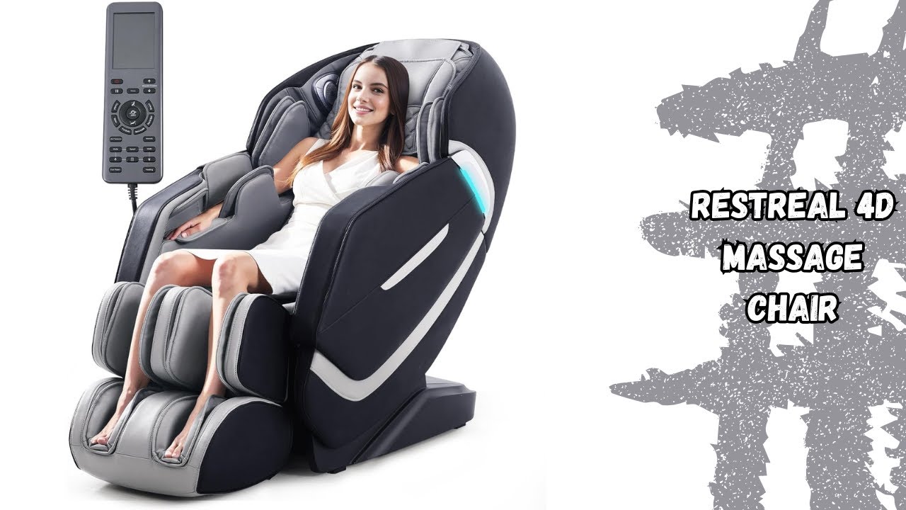 RESTREAL 4D Massage Chair - Airbag Massage & Deep Yoga Stretch