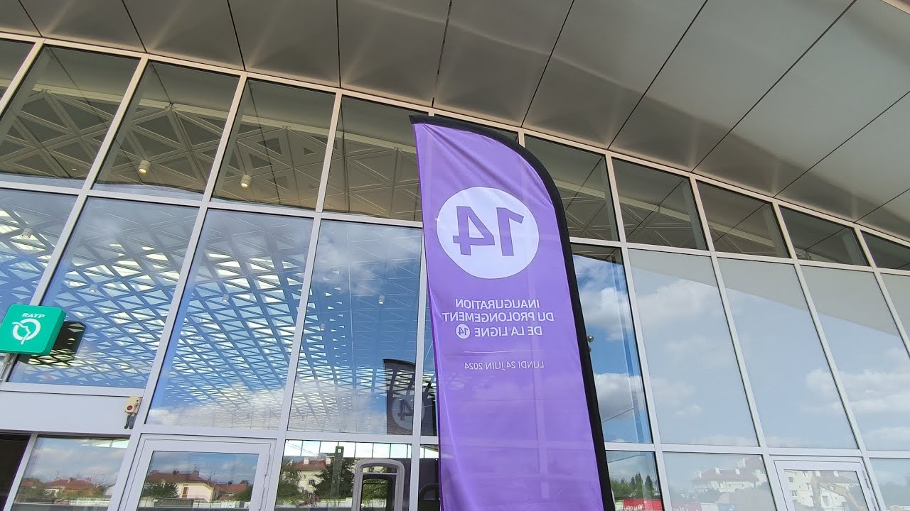 inauguration du prologment du métro 14 à L'aéroport Orly