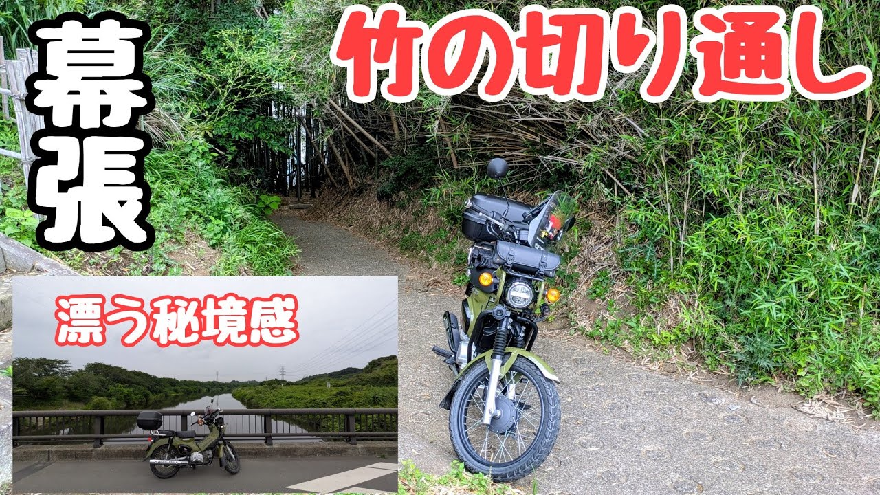 Towards Makuhari] A bamboo cut! A river full of hidden