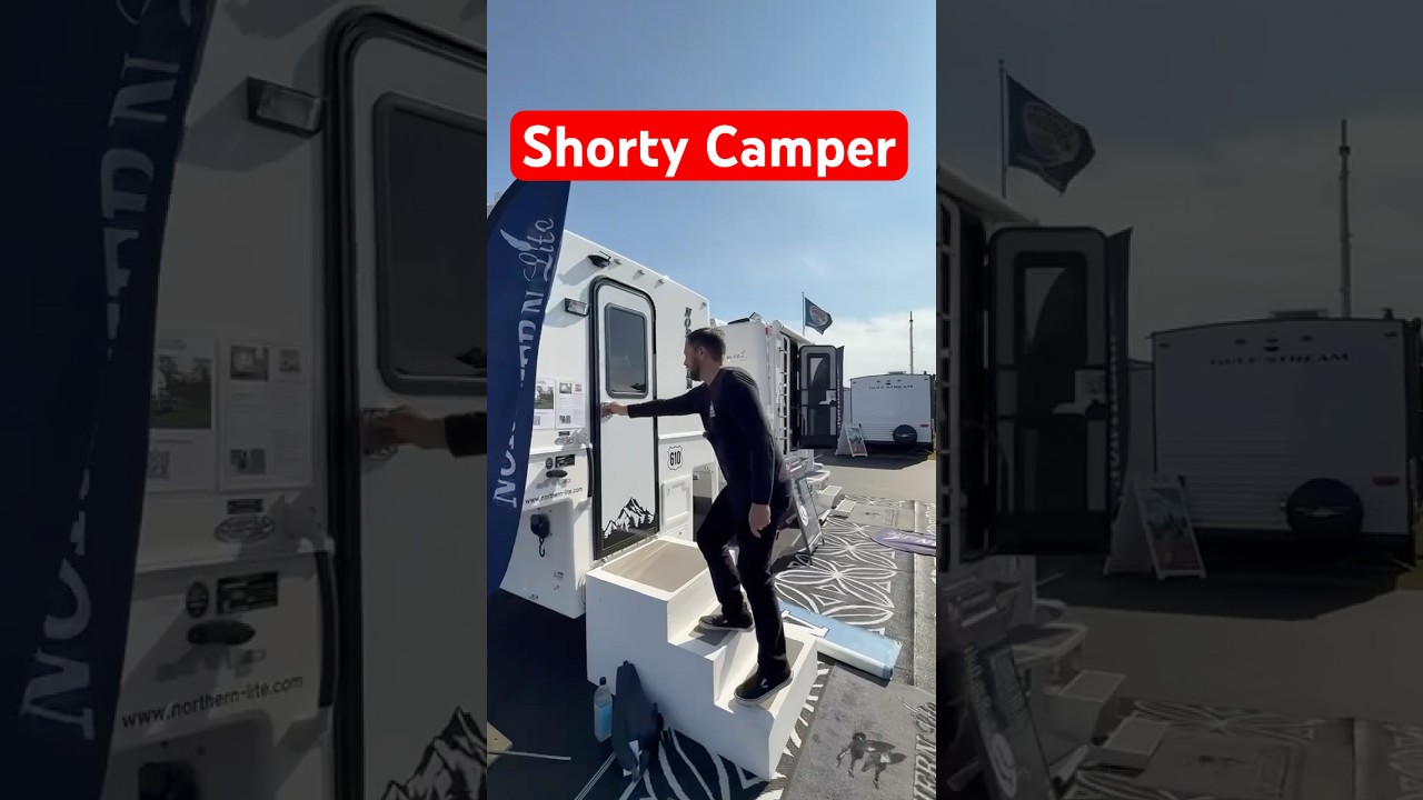 Он больше, чем вы думаете! Пикап-кемпер с короткой платформой — Northern Lite 610 2025 года