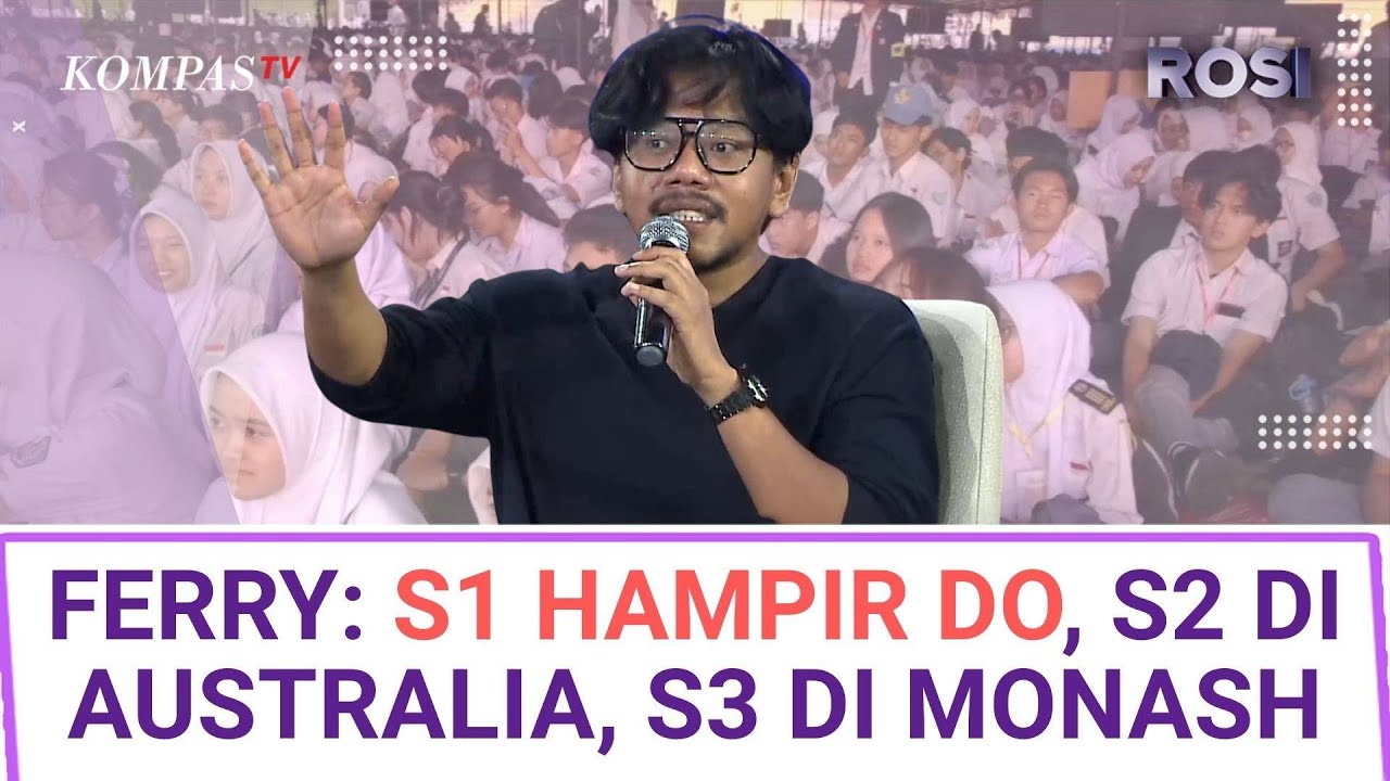 Cerita Ferry Irwandi Hampir DO dari STAN hingga Lolos Proposal Disertasi di Monash University | ROSI