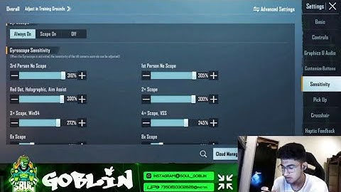 Soul Goblin New Sensitivity & Soul Goblin new 4 finger claw control code | goblin sensitivity bgmi