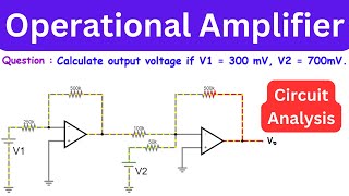 How to find output voltage of Inverting amplifier and Summing amplifier ? | Operational Amplifier