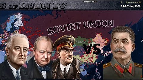 Ultra Tech Soviet Union 1936  vs World | Hoi4 Timelapse