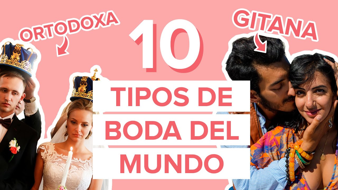 10 TIPOS DE BODA ▶¿Cómo son las bodas según la religión?🌟