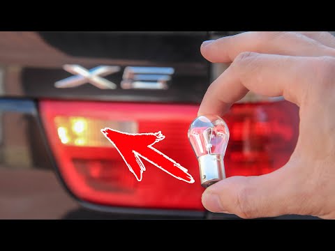 Замена фонаря BMW X5 E53 Check reverse light Rückfahrlicht prüfen