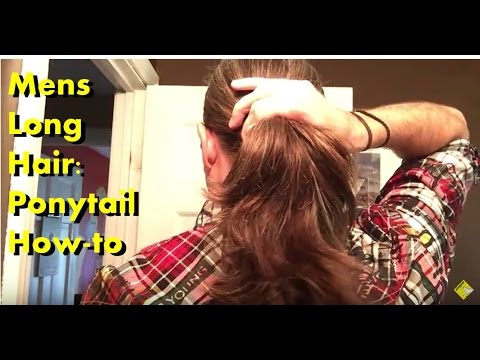 mens-long-hair:-ponytail-how-to-/-tutorial