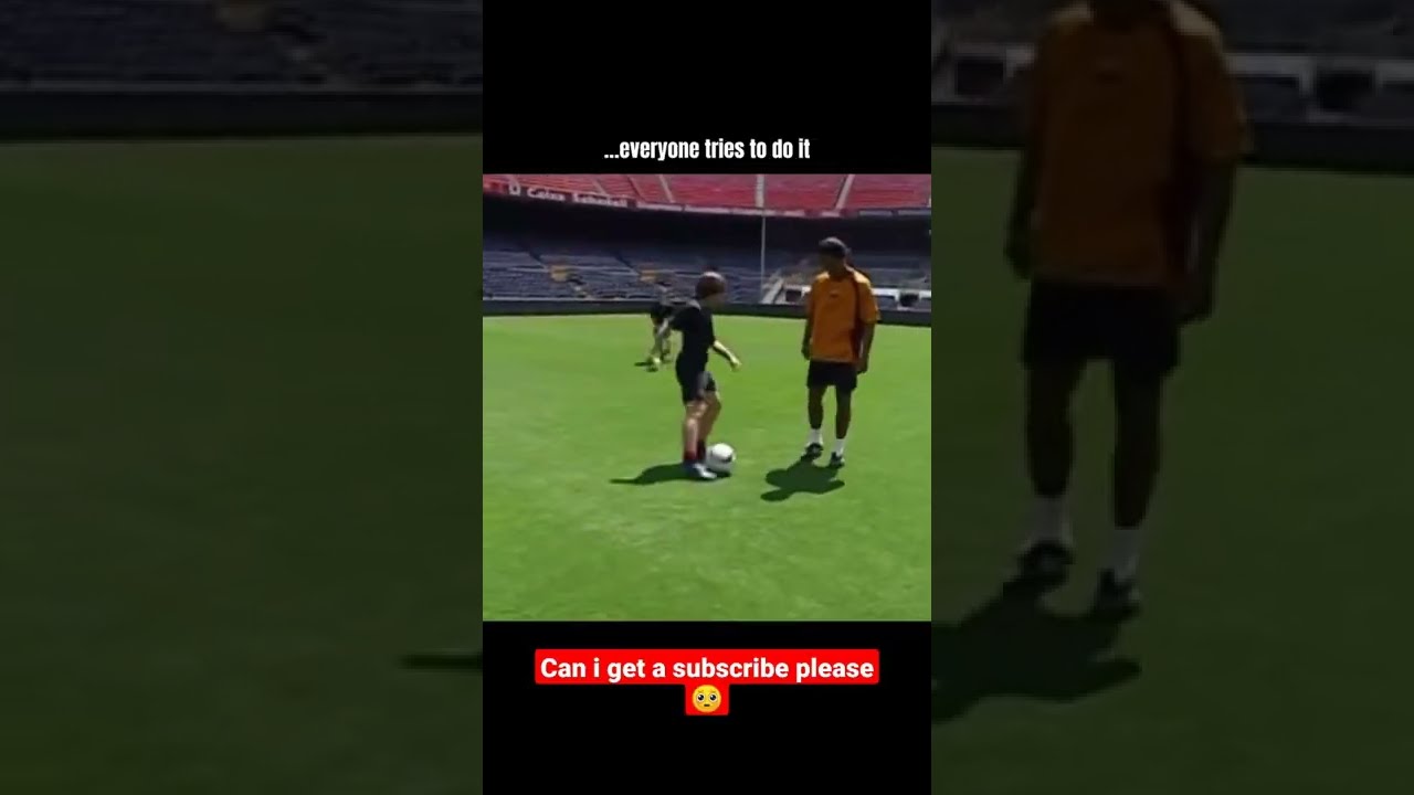 Ronaldinho When He Was Coaching Messi 