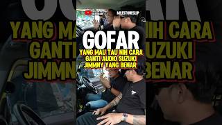 Ilmu per audioan #gofarhilman #audio #suzuki #suzukijimny #automotive #beranda #interior #offroad