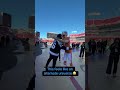 Baker Mayfield and Tristan Wirfs dap up Lightning players in Bucs jerseys 🤣