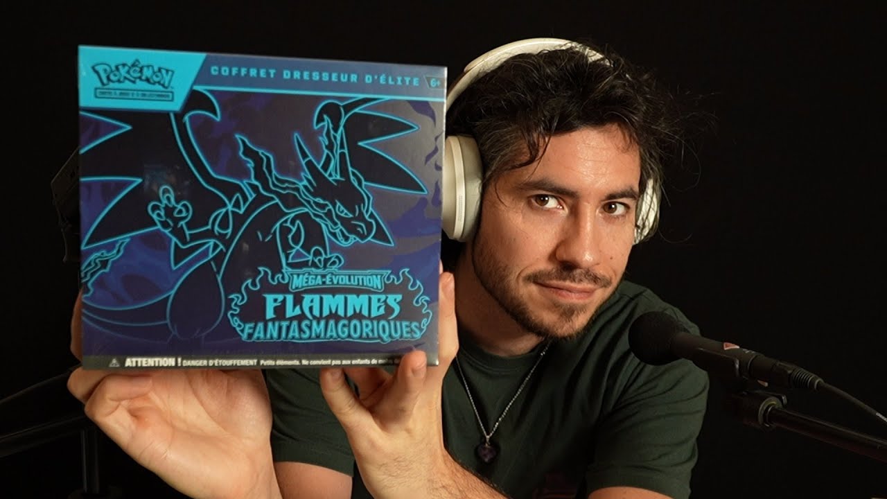 ASMR Pokemon   ETB Flammes Fantasmagoriques