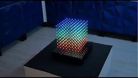 LED RGB Cube 8x8x8