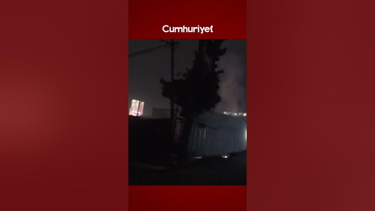 Direkten koparak sac karavana düşen kablo patlamalara neden oldu #