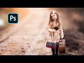 Dreamy outdoor portrait edit photoshop tutorial