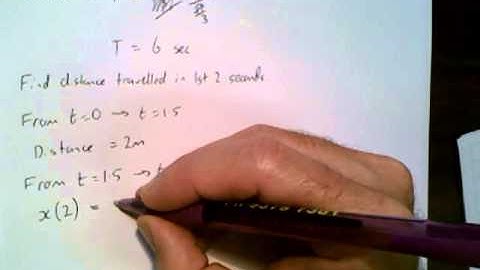Simple Harmonic Motion distance travelled