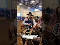 My 4 month old baby goes on a horse ride with his daddy🥺 #shorts #horsevideos #rodeovideos #cowboy