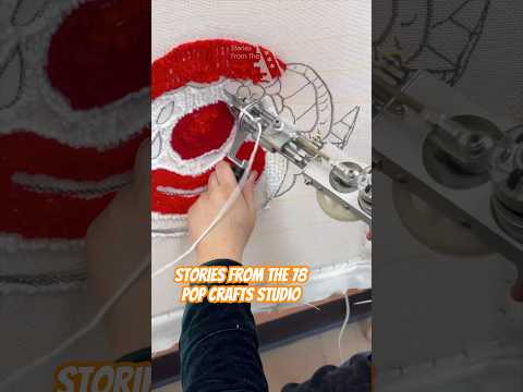 Tufting At Pop Craft Studios in Uptown