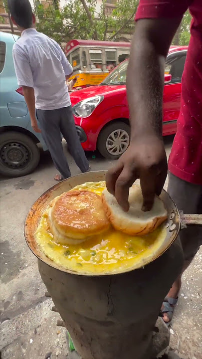 Bun Omelet of Kolkata #shorts #streetfood