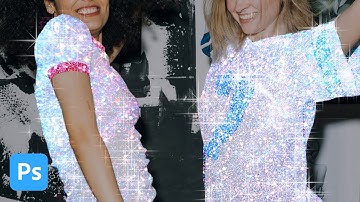 Aesthetic Glitter Effect in Photoshop | Free Textures & PS Brush