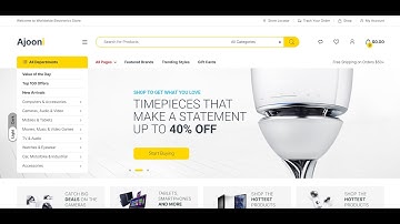 Angular Ecommerce Store Like Amazon Working Demo Home Page