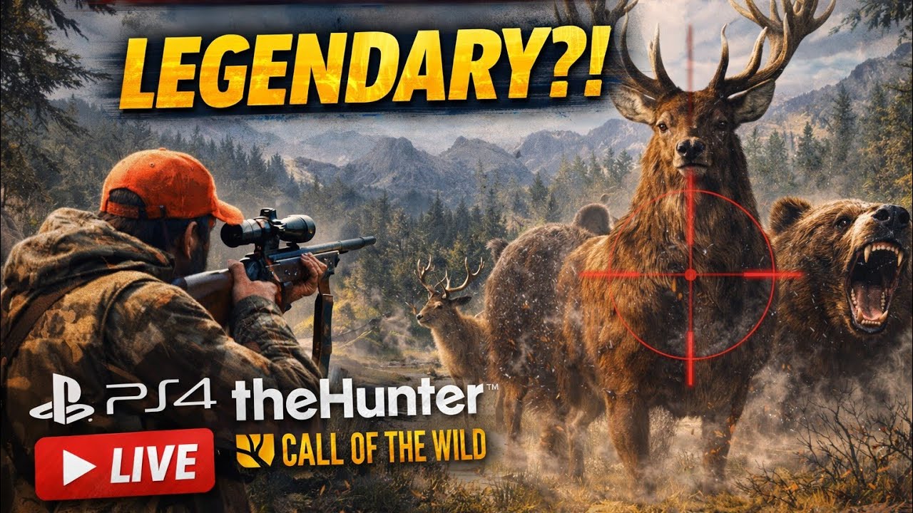 LOVIMO LEGENDARY TROFEJE VECERAS! The Hunter Call of the Wild UPADAJTEEE