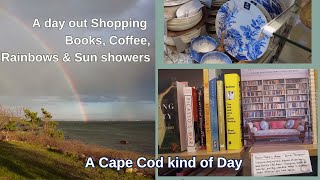 Shop with me Homegoods Bookshop &amp; Coffee | Double Rainbow and Sunshowers by the seaside Cape Cod