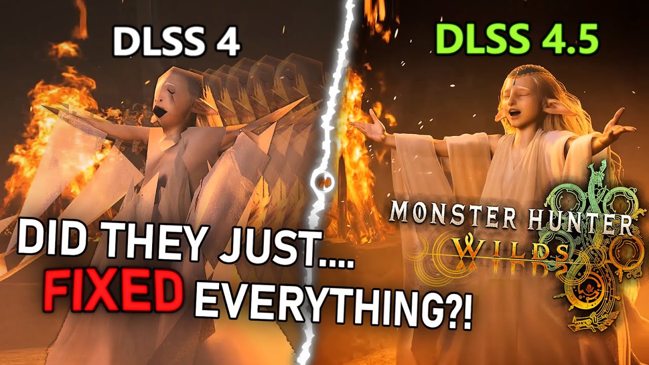 Did DLSS 4.5 and FSR4 Fix Monster Hunter Wilds?