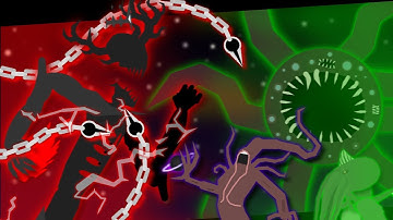 Scarlet King vs Azathoth (SCP vs Cthulhu Mythos) | Stick Nodes Animation (and Capcut)
